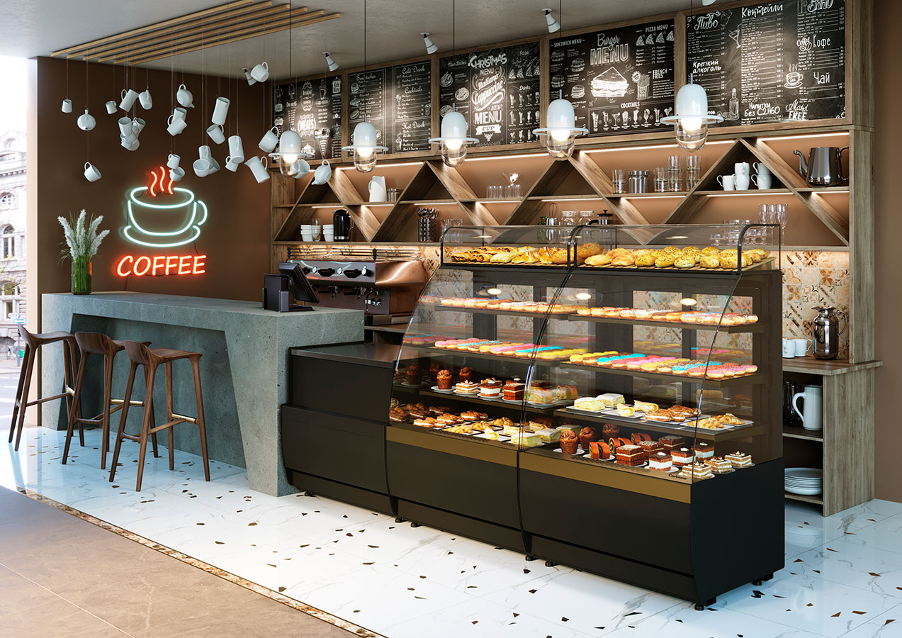 Фото в интерьере кофейни