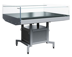 Витрина холодильная Carboma PI11 VM 1,25-2 (модуль правый) (9006)